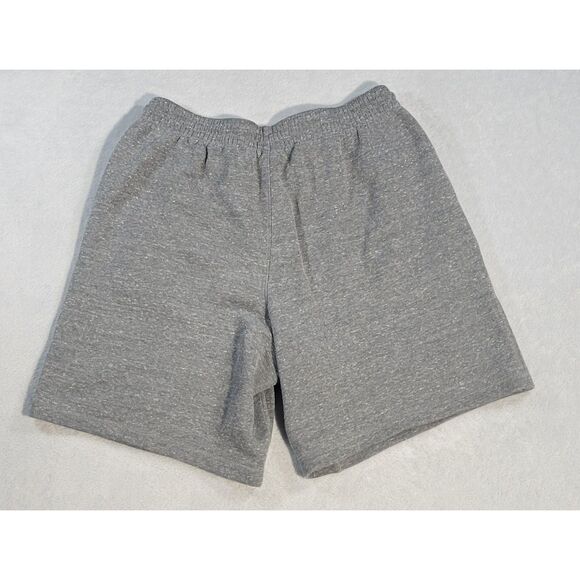 DSG Gray Sweat Shorts Drawstring Cotton Blend Slash Pockets Mens Large - Picture 2 of 6